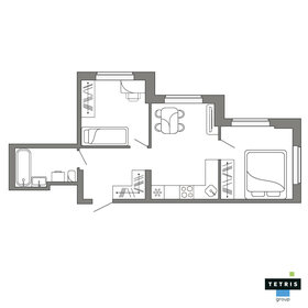 Квартира 45,2 м², 2-комнатная - изображение 3