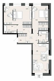 Квартира 98,8 м², 3-комнатная - изображение 2