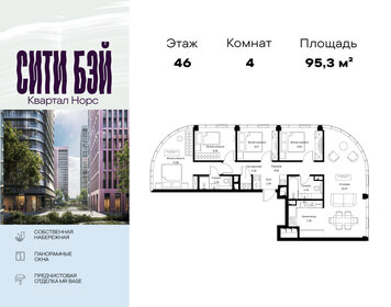 Квартира 95,3 м², 4-комнатная - изображение 1