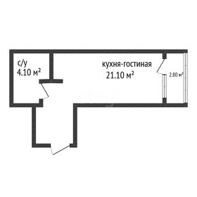 Квартира 26,6 м², студия - изображение 1
