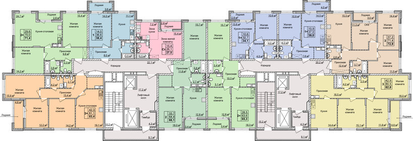Квартира 38,4 м², 1-комнатная - изображение 2