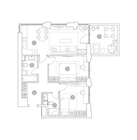 Квартира 74,9 м², 3-комнатная - изображение 2