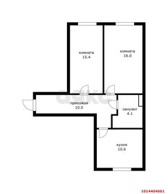 Квартира 56,6 м², 2-комнатная - изображение 5