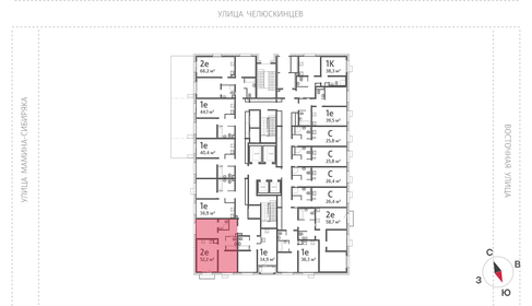 Квартира 52,2 м², 2-комнатная - изображение 3