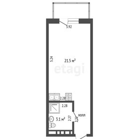 Квартира 33,1 м², студия - изображение 1