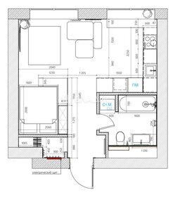 Квартира 33 м², 1-комнатная - изображение 1