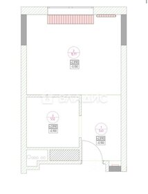 Квартира 26,8 м², студия - изображение 1