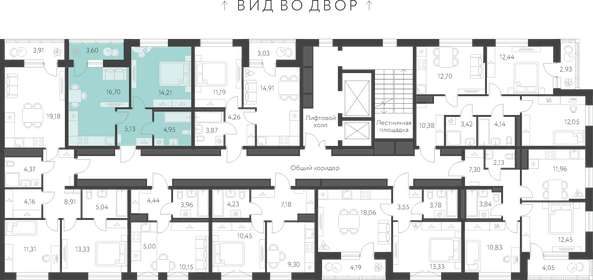 Квартира 42,8 м², 1-комнатная - изображение 2