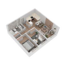 Квартира 72,1 м², 2-комнатная - изображение 3