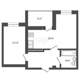 Квартира 49 м², 1-комнатная - изображение 1