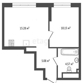 Квартира 35,1 м², 1-комнатная - изображение 1