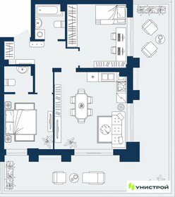 Квартира 72,6 м², 2-комнатная - изображение 1