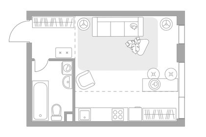Квартира 29,8 м², студия - изображение 1