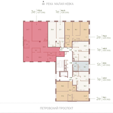 Квартира 173 м², 3-комнатная - изображение 2