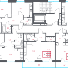 Квартира 57,1 м², 2-комнатная - изображение 2