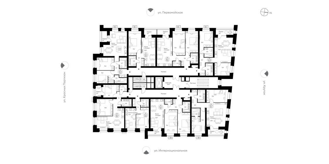 85 м², 4-комнатная квартира 6 700 000 ₽ - изображение 74