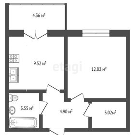Квартира 38,5 м², 1-комнатная - изображение 1