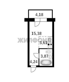 Квартира 31,3 м², студия - изображение 1