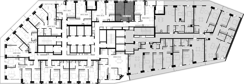 Квартира 34,8 м², 1-комнатная - изображение 3