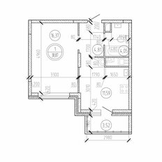 Квартира 38,9 м², 1-комнатная - изображение 2