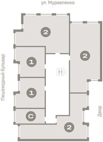 Квартира 78,4 м², 2-комнатная - изображение 2