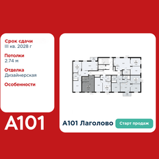 Квартира 25,7 м², студия - изображение 2