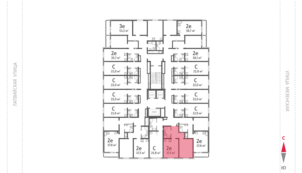 36,8 м², 1-комнатная квартира 4 000 000 ₽ - изображение 23