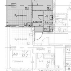 Квартира 45,2 м², 1-комнатная - изображение 2
