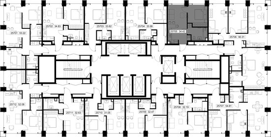 Квартира 34,4 м², 1-комнатная - изображение 3