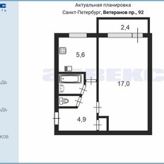 Квартира 30,9 м², 1-комнатная - изображение 1