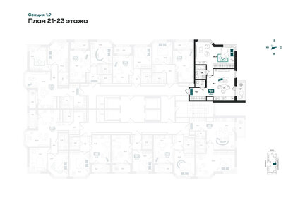 Квартира 65,8 м², 1-комнатная - изображение 2