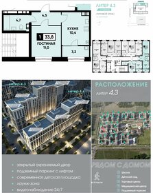 Квартира 33,8 м², 1-комнатная - изображение 1