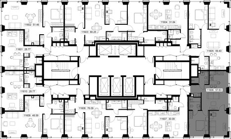 Квартира 57,6 м², 2-комнатная - изображение 3