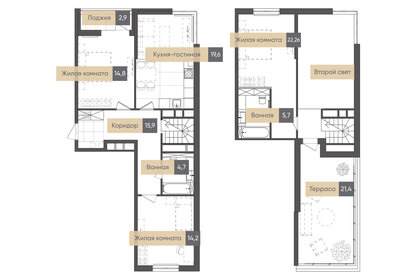 Квартира 121,9 м², 3-комнатная - изображение 1