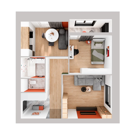 Квартира 50,2 м², 2-комнатная - изображение 2