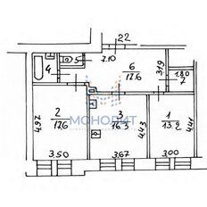 Квартира 71,8 м², 2-комнатная - изображение 5
