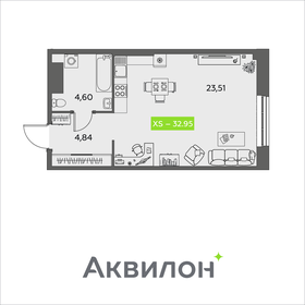 Квартира 33 м², студия - изображение 1