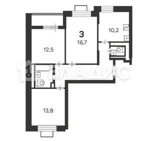 Квартира 72,5 м², 3-комнатная - изображение 1