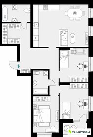 Квартира 108,5 м², 1-комнатная - изображение 1