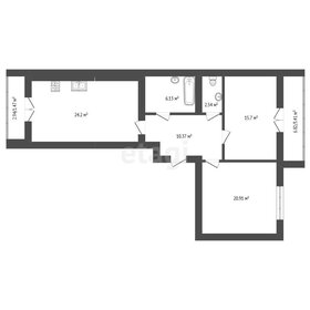 Квартира 86 м², 2-комнатная - изображение 1