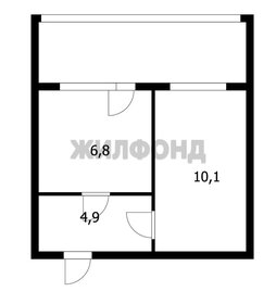 16 м², 2 комнаты - изображение 5