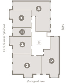 Квартира 76,8 м², 2-комнатная - изображение 2