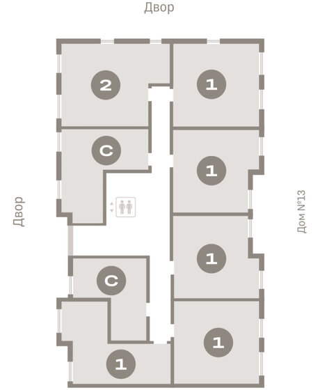 12,5 м², комната 900 000 ₽ - изображение 69