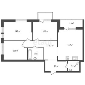 Квартира 81,8 м², 3-комнатная - изображение 1