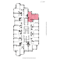 Квартира 54,7 м², 2-комнатная - изображение 2