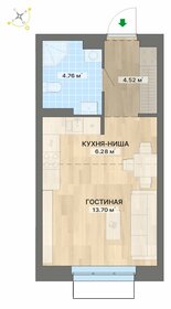 Квартира 29,3 м², студия - изображение 1