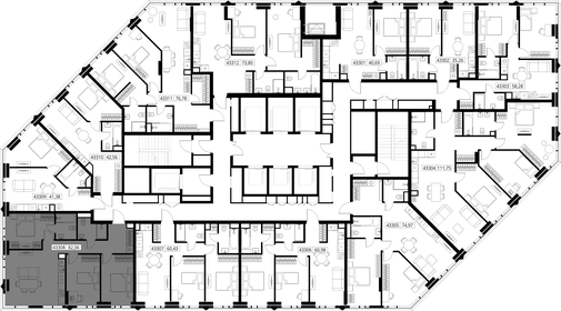 Квартира 82,1 м², 3-комнатная - изображение 3