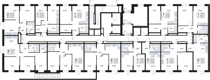 Квартира 46,6 м², 2-комнатная - изображение 2