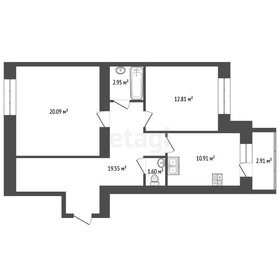 Квартира 69,4 м², 2-комнатная - изображение 1
