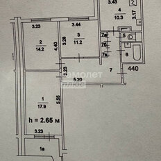 Квартира 74,9 м², 3-комнатная - изображение 1
